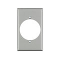 Leviton Outlet Wall Plate Slvr 04927-000